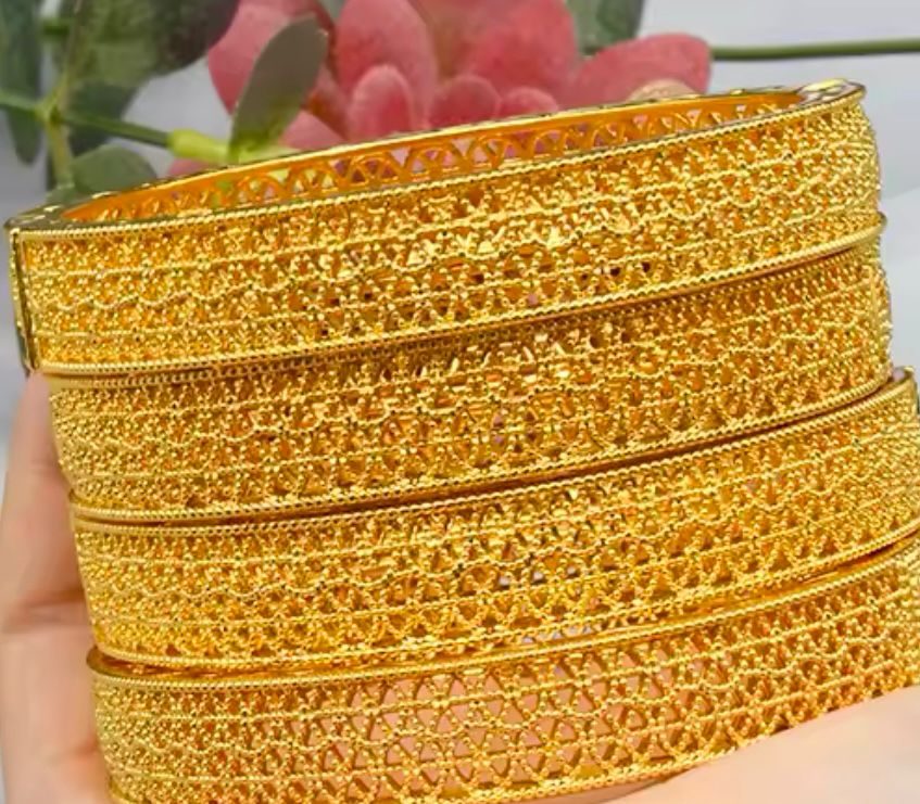 24k Gold Plated Bangles