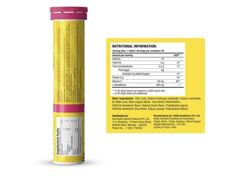 Chicnutrix Glow - Reduced Glutathione 500mg